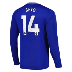 Everton FC Beto #14 Fußballtrikots 2024-25 Heimtrikot Herren Langarm